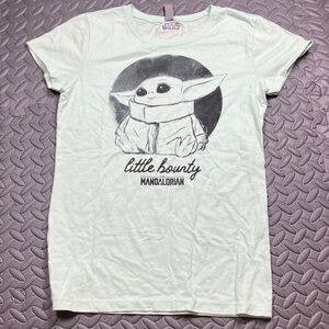 Star Wars The‎ Mandalorian Little Bounty Baby Yoda Girls T-Shirt XL